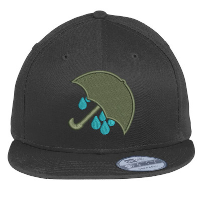 Umbrella Embroidered Hat Flat Bill Snapback Cap Designed By Madhatter