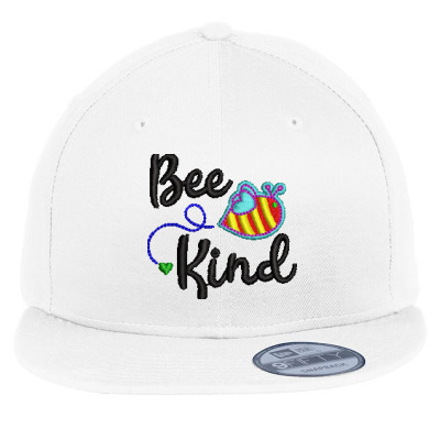 Bee King Embroidered Hat Flat Bill Snapback Cap Designed By Madhatter
