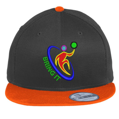 Bring It Embroidered Hat Flat Bill Snapback Cap Designed By Madhatter