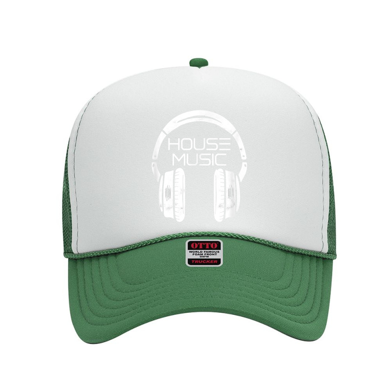 Headphones House Music T Shirt Foam Trucker Hat by norhannuchols | Artistshot