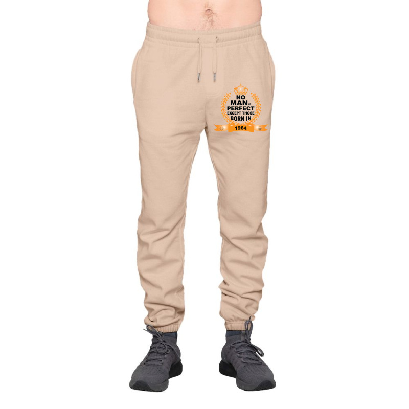 No Man Is Perfect Except Those Born In 1964 Urban Sweatpant | Artistshot