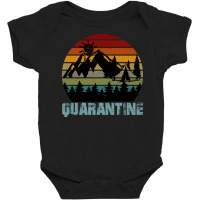 Camping Funny Self Isolation Quarantine Hiking Baby Bodysuit | Artistshot