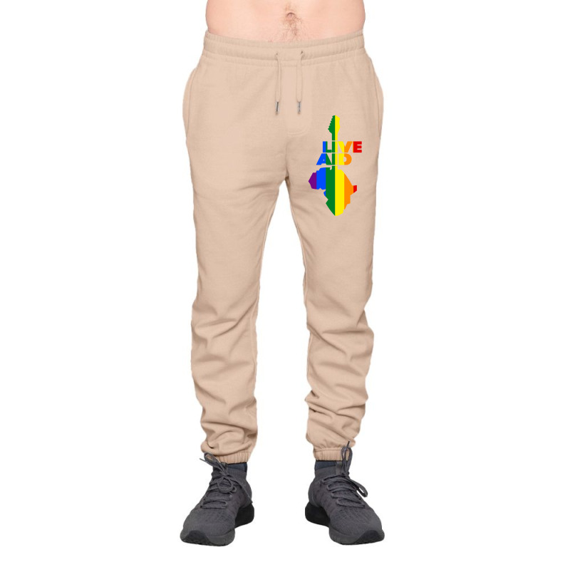 Live Aid Band Aid 1985 Symbol Lgbt Urban Sweatpant by autlu2024 | Artistshot