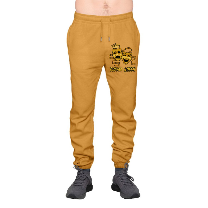 Drama Queen Comedy And Tragedy Gold Theater Masks Urban Sweatpant by fizzgig | Artistshot