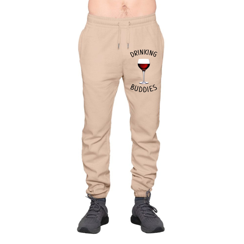 Drinking Buddies Wine Glasses Urban Sweatpant by Artees Artwork | Artistshot