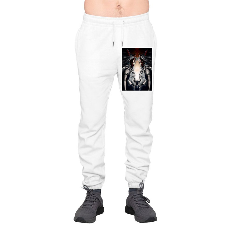 Mononoke Wolf Anime Urban Sweatpant by kartikasari | Artistshot