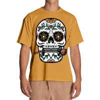 Mexican Skull Urban Heavy T-shirt | Artistshot