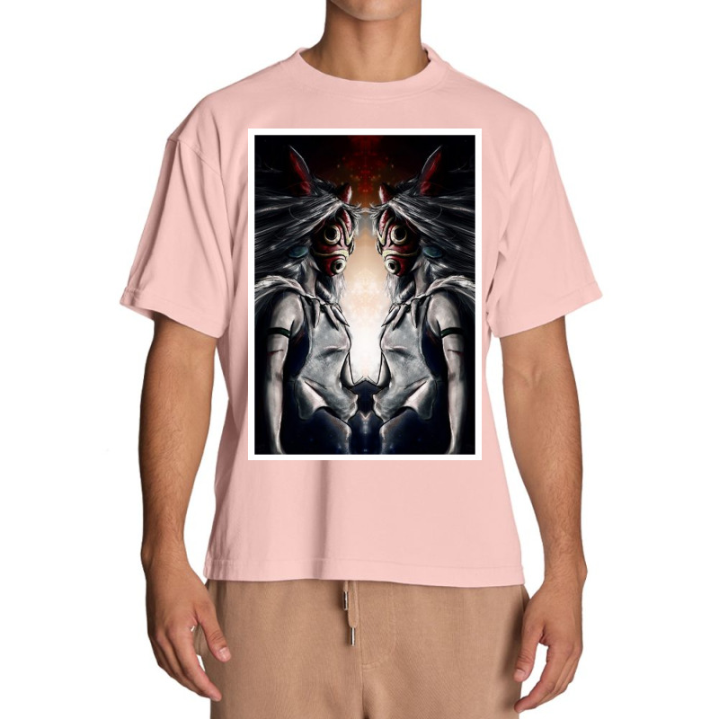 Mononoke Wolf Anime Urban Heavy T-shirt by kartikasari | Artistshot