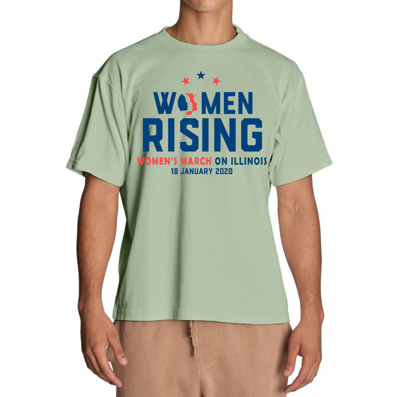 Women's Rising   Women's March On Illinois 2 Urban Heavy T-shirt | Artistshot