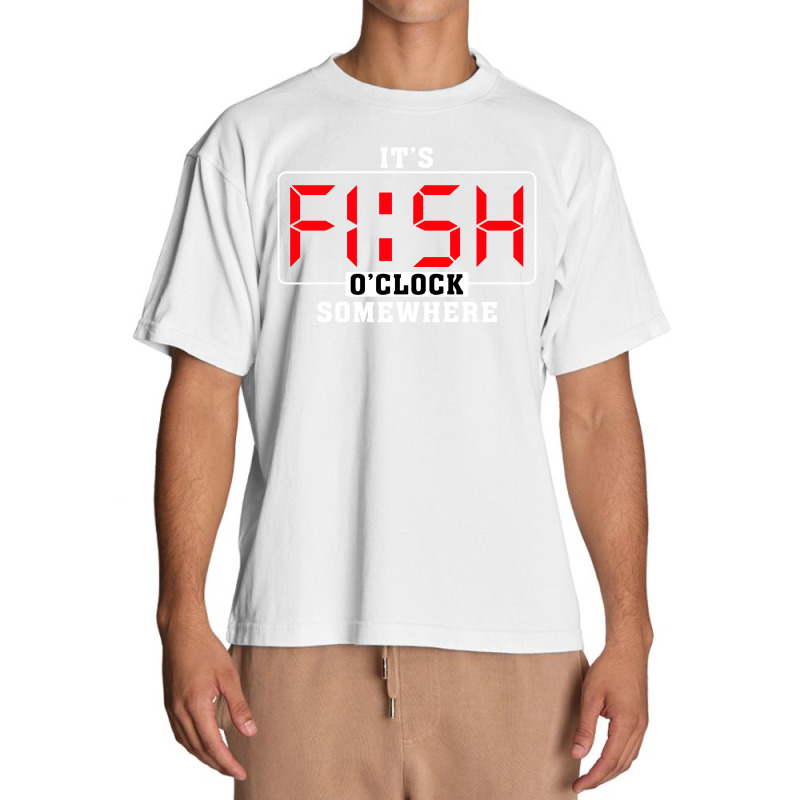 It's Fish O'clock Somewhere For Dark Urban Heavy T-shirt by autlu2024 | Artistshot