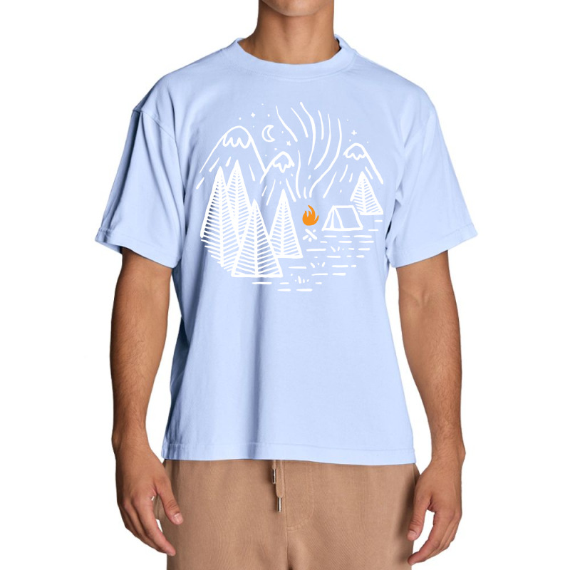 Camping And Bonfire Urban Heavy T-shirt by Quilimo | Artistshot