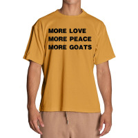 More Love More Peace More Goats Urban Heavy T-shirt | Artistshot