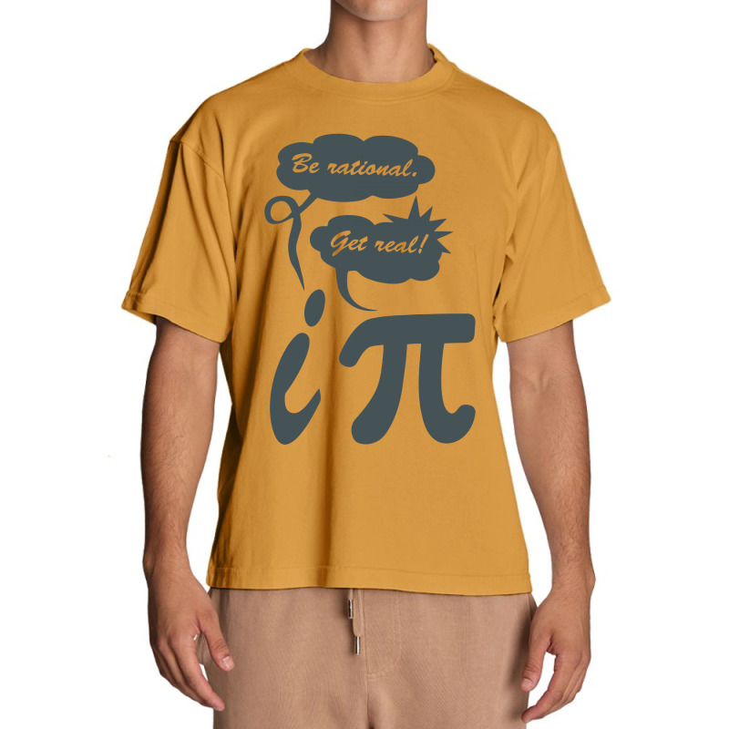 Be Rational Get Real Funny Humor Math Science Urban Heavy T-shirt by tompa shirt | Artistshot