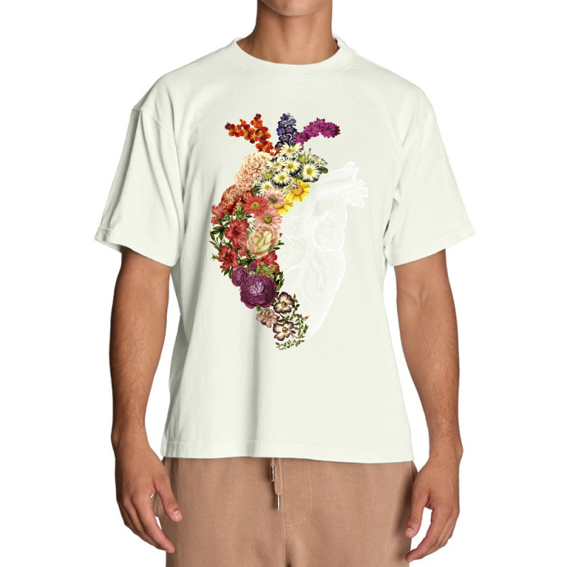 Flower Heart Spring Urban Heavy T-shirt | Artistshot