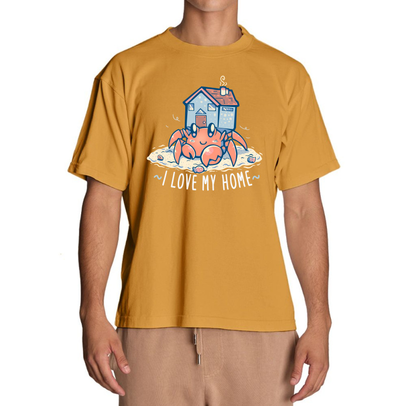 I Love My Home Hermit Crab Urban Heavy T-shirt | Artistshot