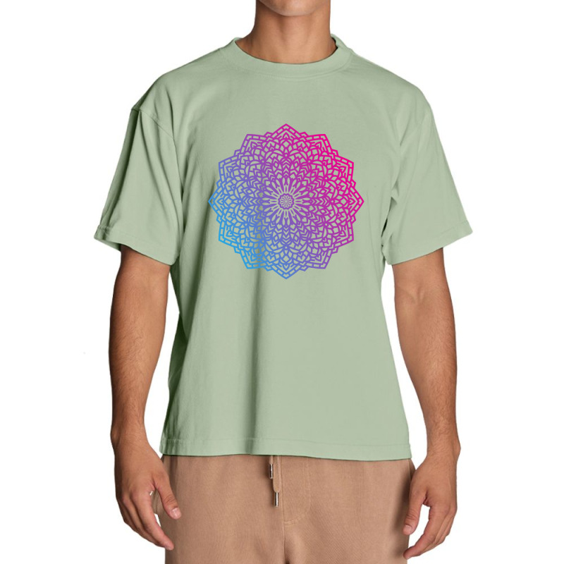 Islamic Mandala Ornament With Transparent Urban Heavy T-shirt by chris299 | Artistshot