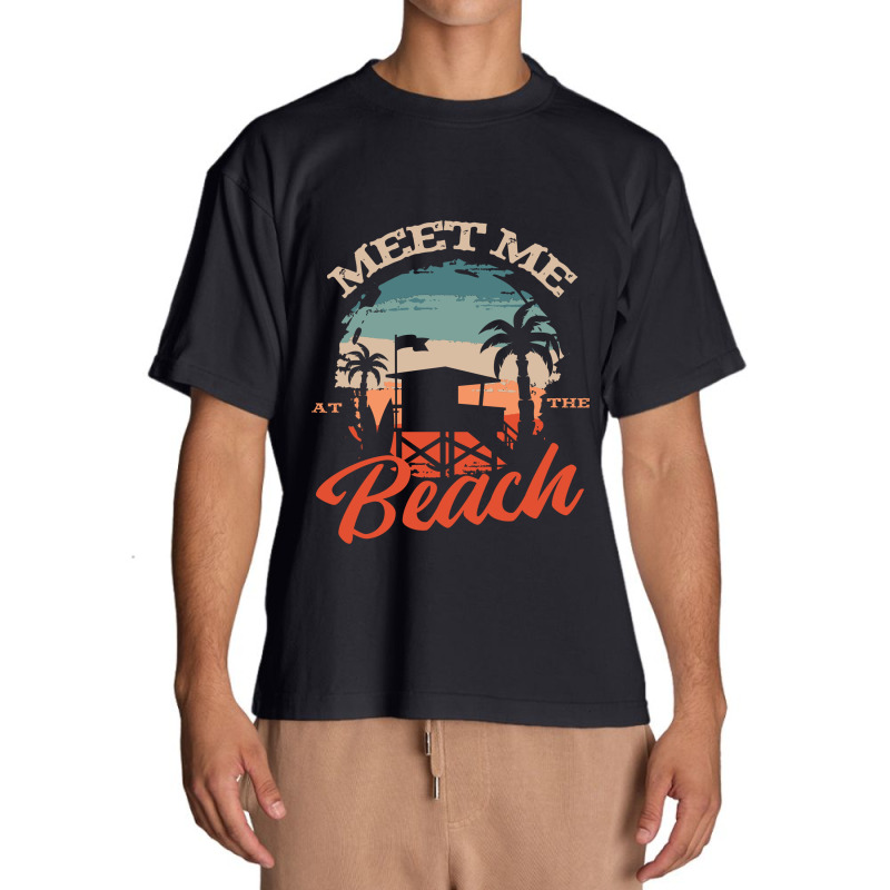 Meet At The Beach Urban Heavy T-shirt | Artistshot