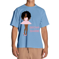 Afro Brown Barbie Urban Heavy T-shirt | Artistshot