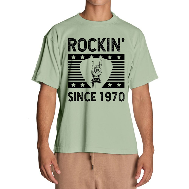 Gift For 50 Year Old: Classic Rock 1970 50th Birthday Urban Heavy T-shirt | Artistshot