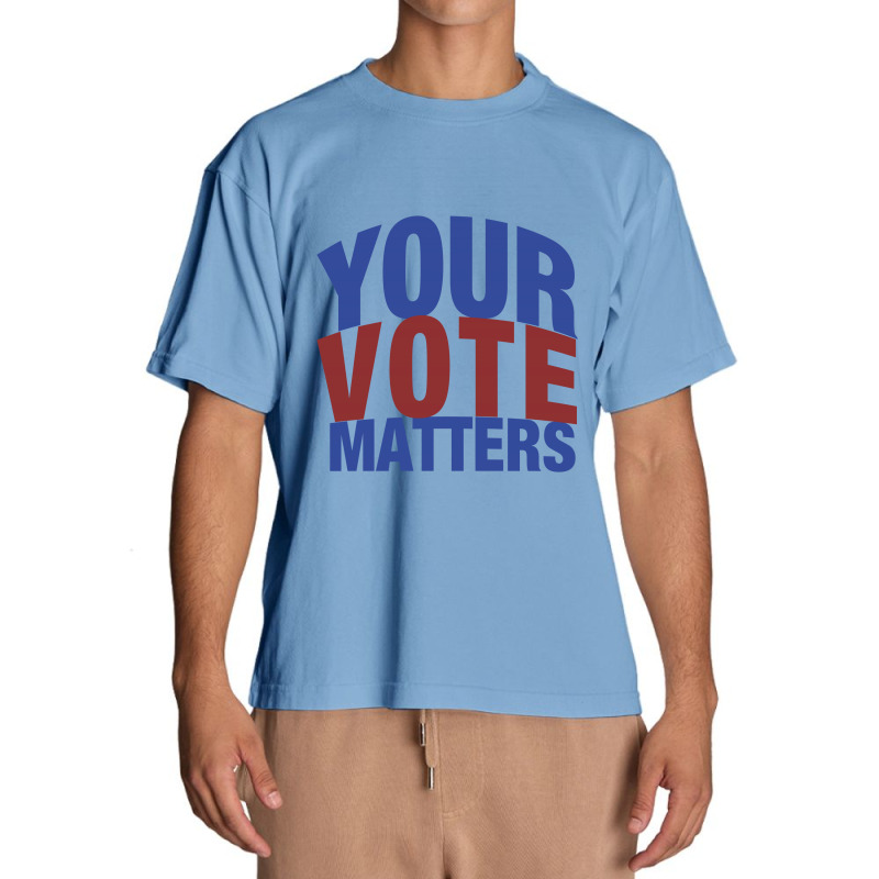 Your Vote Matters Urban Heavy T-shirt by Chris Ceconello | Artistshot