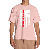 12 American Pipeliner Flag Urban Heavy T-shirt | Artistshot