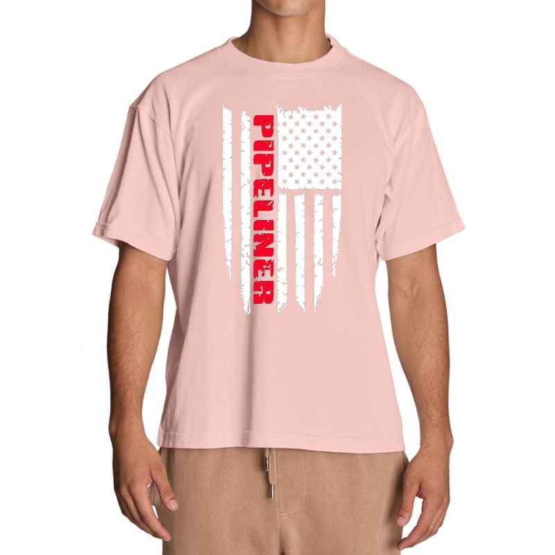 12 American Pipeliner Flag Urban Heavy T-shirt | Artistshot