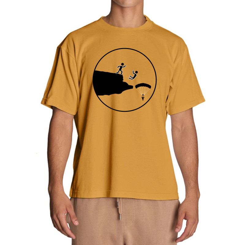 Base Jumping Sky Diving Diver Gift Urban Heavy T-shirt by Tasteful Tees | Artistshot