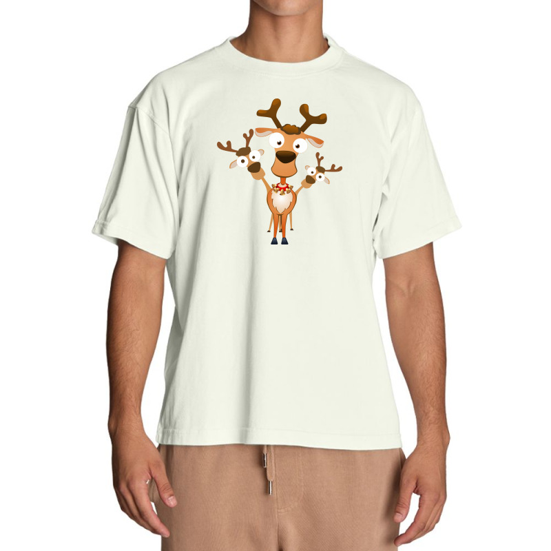 Reindeer Deer Fawn For Christmas Urban Heavy T-shirt | Artistshot