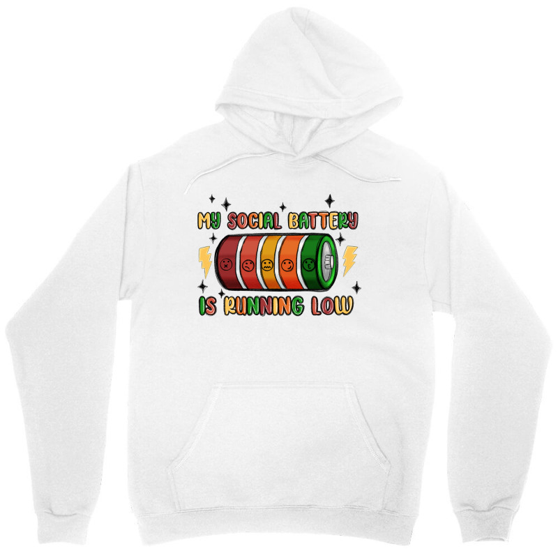 Social Battery Unisex Hoodie | Artistshot