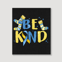 Be Kind Portrait Canvas Print | Artistshot