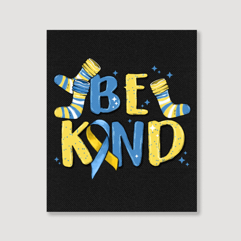 Be Kind Portrait Canvas Print | Artistshot