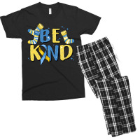 Be Kind Men's T-shirt Pajama Set | Artistshot