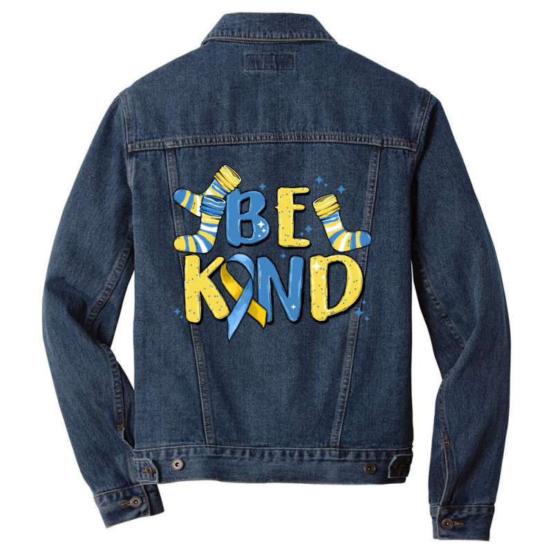 Be Kind Men Denim Jacket | Artistshot