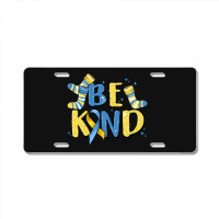 Be Kind License Plate | Artistshot