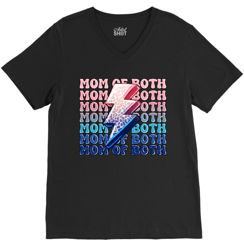 Mom Of Both Boy And Girl V-neck Tee | Artistshot