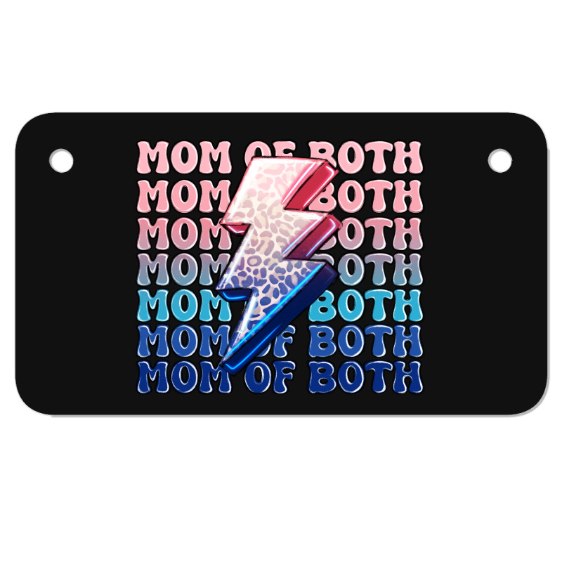 Mom Of Both Boy And Girl Motorcycle License Plate | Artistshot