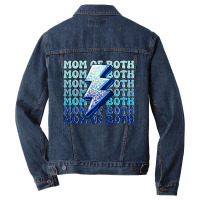 Mom Of Both Boys Men Denim Jacket | Artistshot