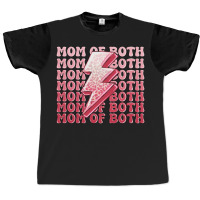 Mom Of Both Girls Graphic T-shirt | Artistshot