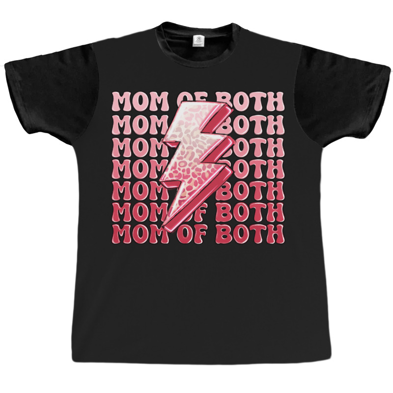 Mom Of Both Girls Graphic T-shirt | Artistshot