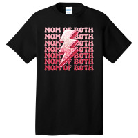 Mom Of Both Girls Basic T-shirt | Artistshot