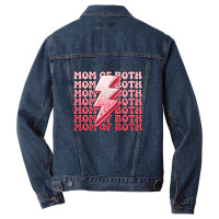 Mom Of Both Girls Men Denim Jacket | Artistshot