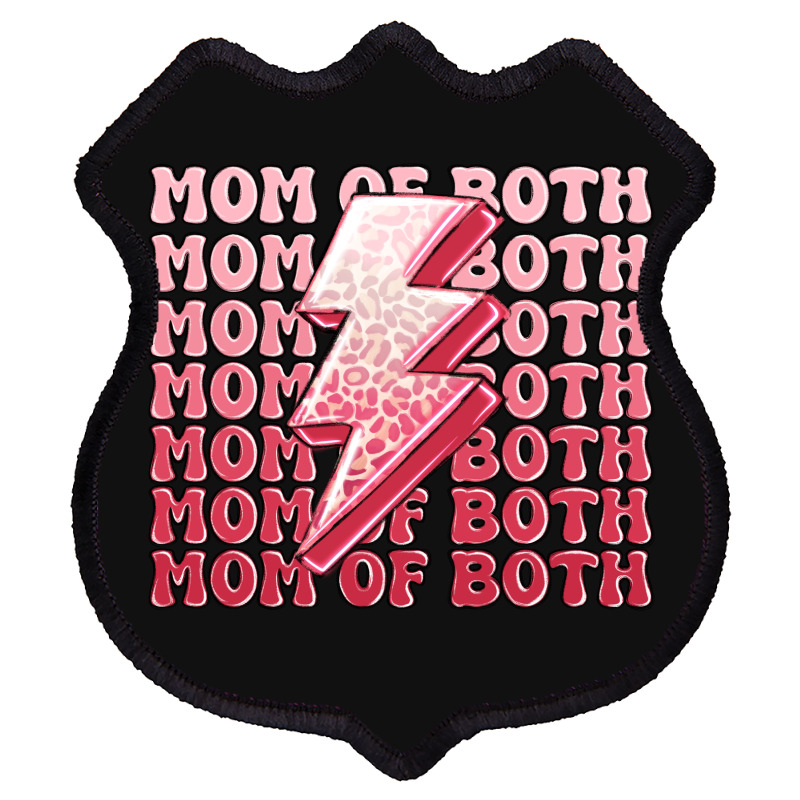 Mom Of Both Girls Shield Patch | Artistshot