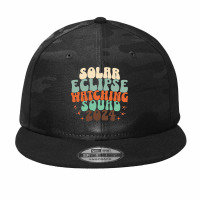 Solar Eclipse 2024 Camo Snapback | Artistshot