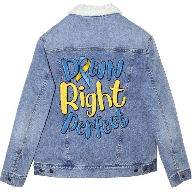 Down Right Perfect Unisex Sherpa-lined Denim Jacket | Artistshot