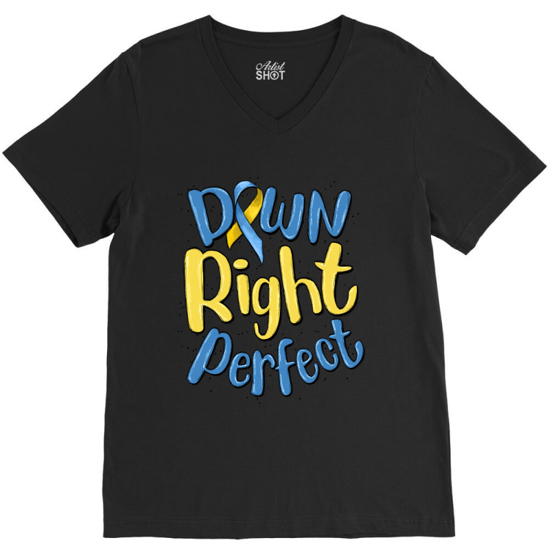 Down Right Perfect V-neck Tee | Artistshot