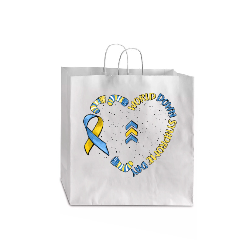 World Down Syndrome Day Jumbo Paper Bag - 18 X 7 X 18 3/4 | Artistshot