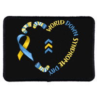 World Down Syndrome Day Rectangle Patch | Artistshot