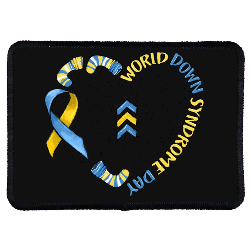 World Down Syndrome Day Rectangle Patch | Artistshot