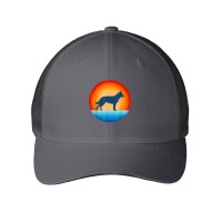 Blue Heeler Australian Cattle Dog Retro Vintage 70s Sunset T Shirt Mesh Cap | Artistshot