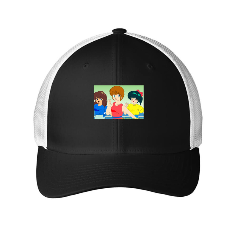 Retro  Anime Cute Call Me Mesh cap by KaliyahArtists | Artistshot